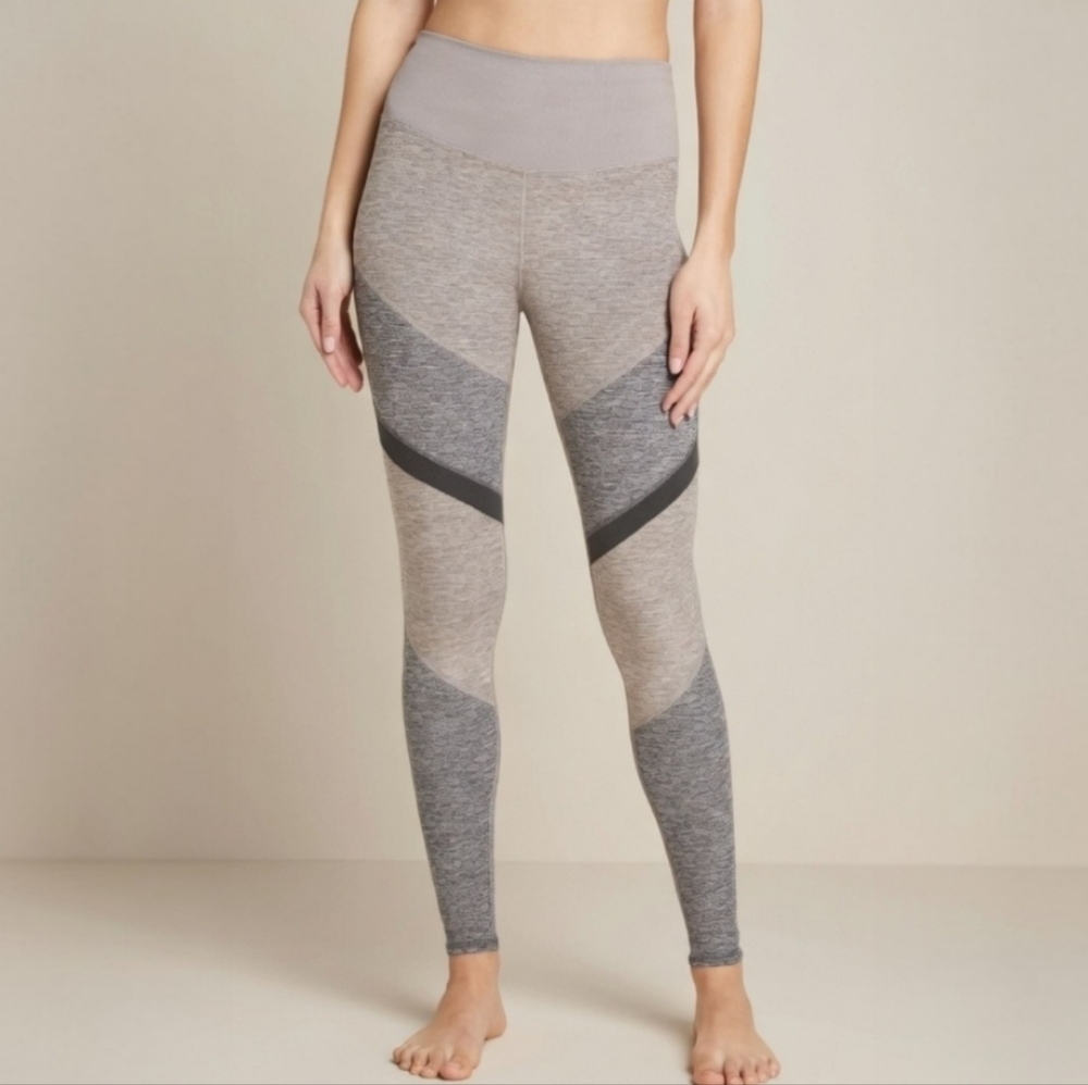 ALO Yoga Alosoft Sheila High-Waist Colorblock Leggings Grey XS Yoga Athleisure